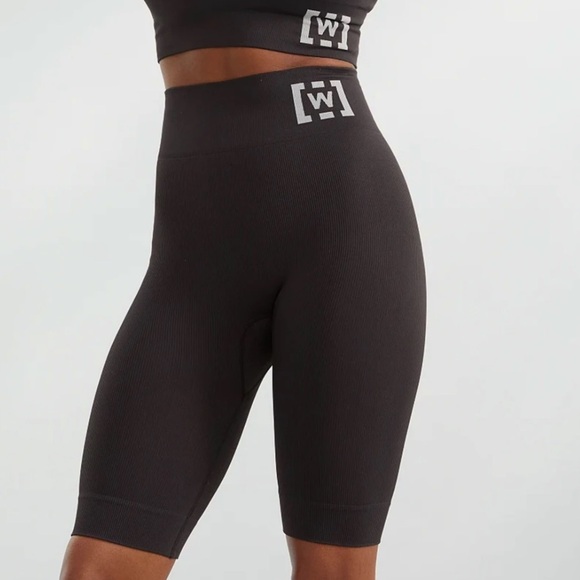 Wolford Pants - Wolford Athleisure Biker Shorts Black Large (L) 61402 NWT $156